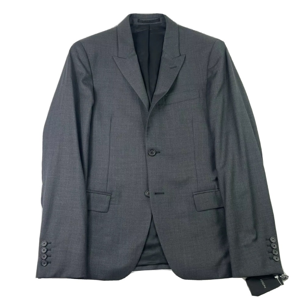 JOSEPH Charcoal Super 150s‎ Freddy Jacket Size Mens 38R NWT